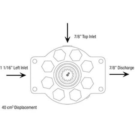 Aftermarket AR39695 Reman Hydraulic Pump Fits John Deere Tractor 2510 2520 3010 3020 4010 Plus AR39695-R